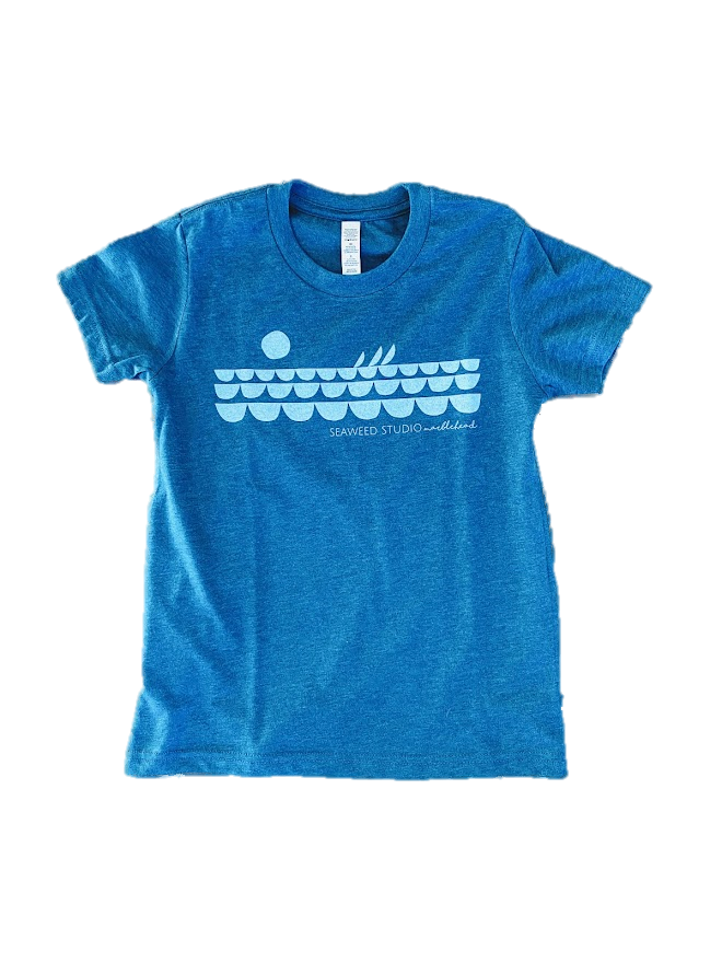 Kids Waves T-Shirt — Seaweed Studio